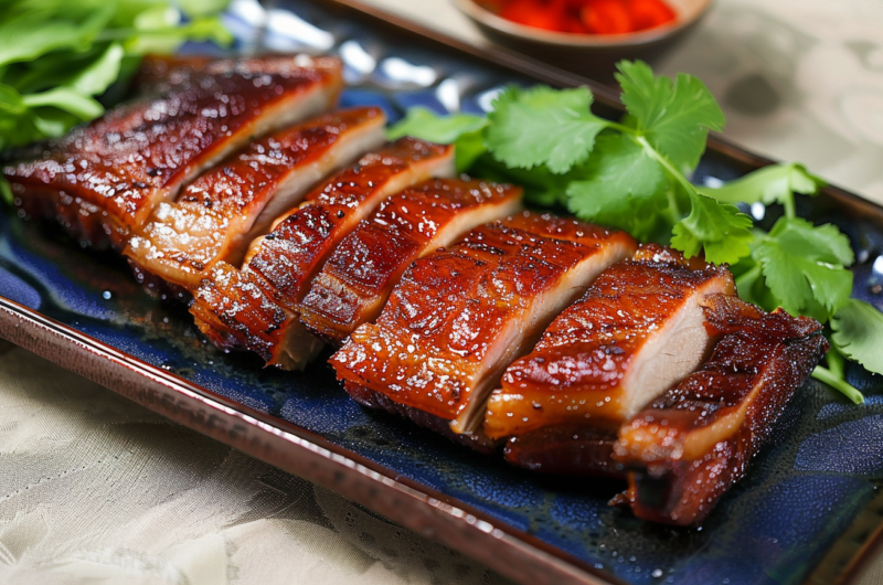 Korean-Style Oven Roasted Pork Belly